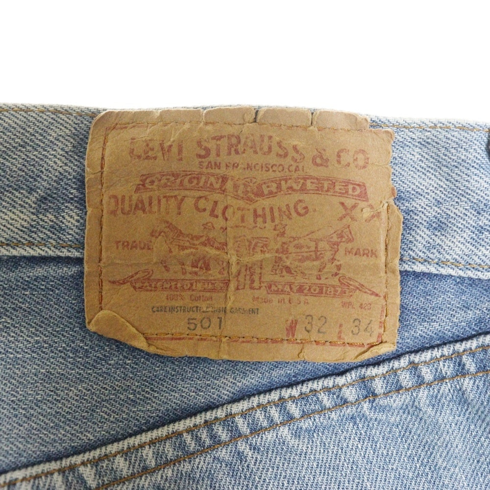 Levi's(リーバイス) 90S VINTAGE 501 ヴィンテージ ボタン裏刻印558 USA製 ボタンフライデニムパンツ インディゴ