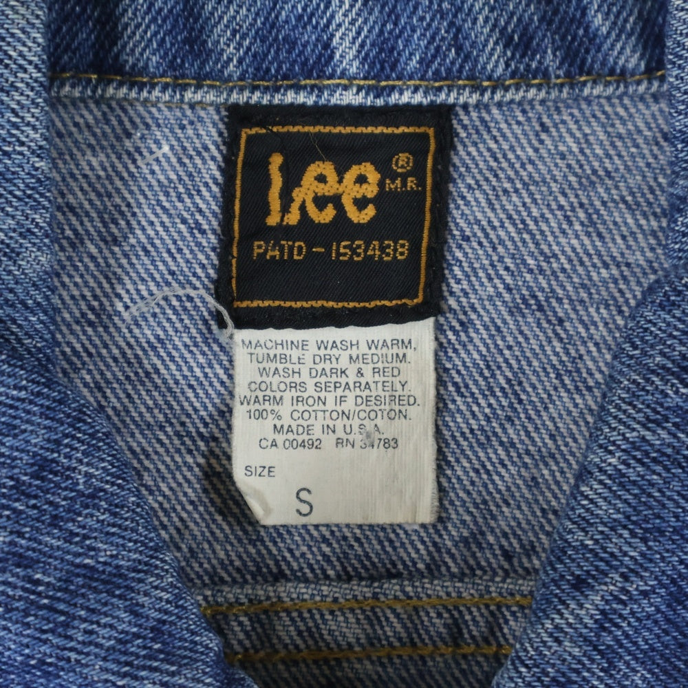 LEE(リー) 80S VINTAGE 220-J DENIM JACKET USA製 デニムトラッカージャケット インディゴ 220-5044