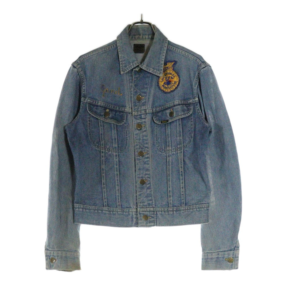 LEE(リー) 70S VINTAGE 101-J DENIM JACKET USA製 FFAワッペン刺繍 デニムトラッカージャケット インディゴ