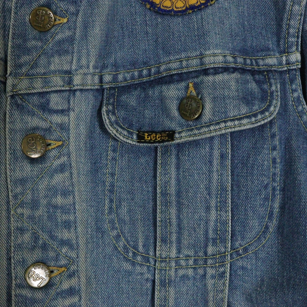 LEE(リー) 70S VINTAGE 101-J DENIM JACKET USA製 FFAワッペン刺繍 デニムトラッカージャケット インディゴ
