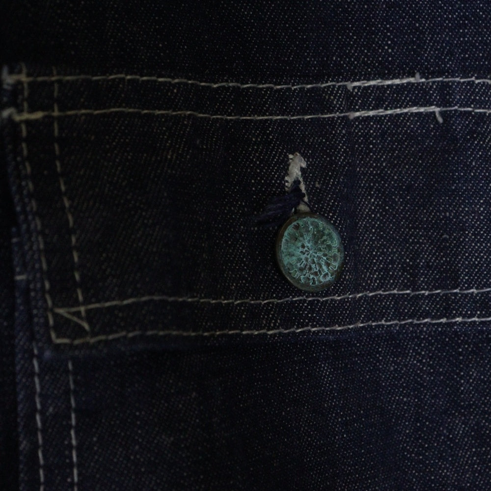 VINTAGE(ヴィンテージ) 60S VINTAGE SANORIZED DENIM COVERALL ヴィンテージ ストアブランド デニムカバーオール ジャケット インディゴ