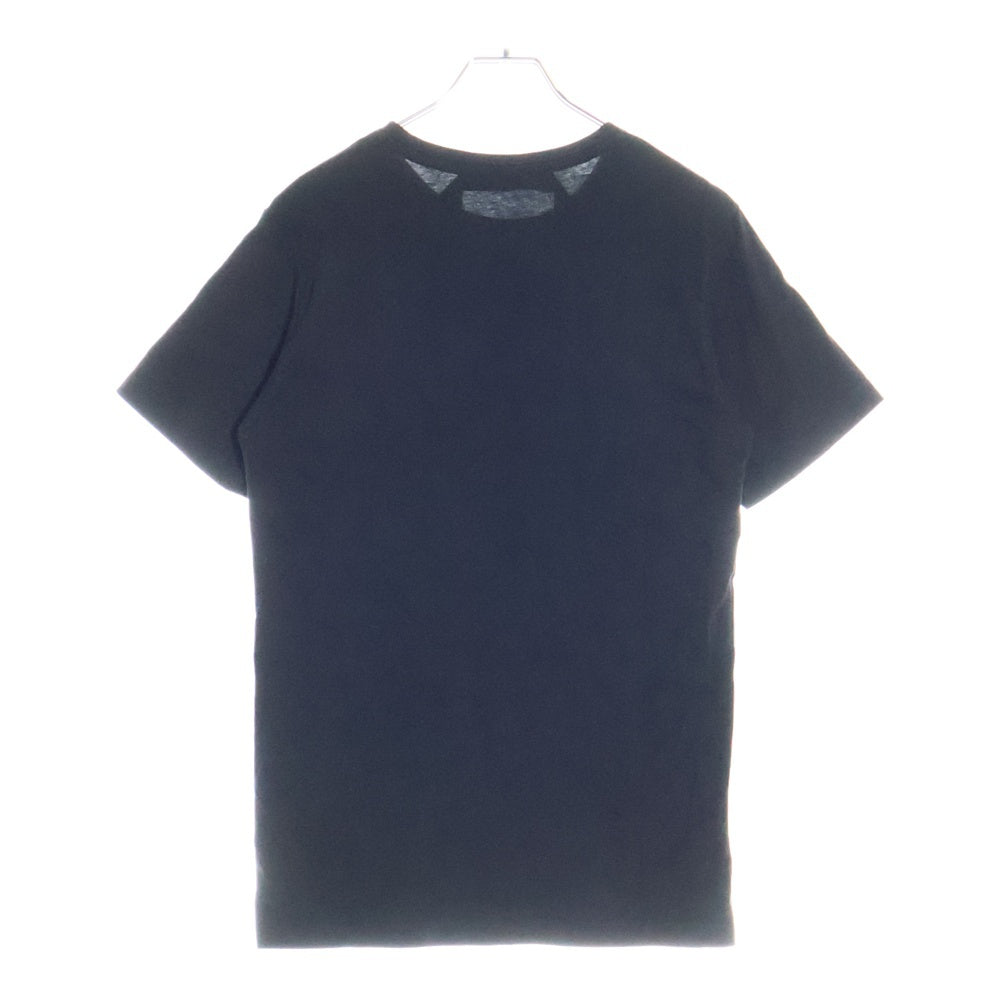N21 numero ventuno(ヌメロ ヴェントゥーノ) FRONT LOGO PRINT フロント ロゴ プリント クルーネック 半袖Tシャツ カットソー ブラック レディース 19AU-F033-6316