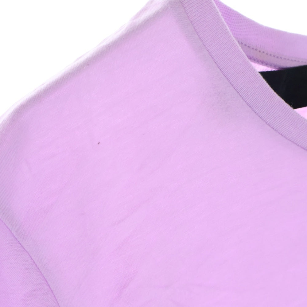 N21 numero ventuno(ヌメロ ヴェントゥーノ) FRONT LOGO PRINT フロント ロゴ プリント クルーネック 半袖Tシャツ カットソー パープル レディース 18SU-F021-6363
