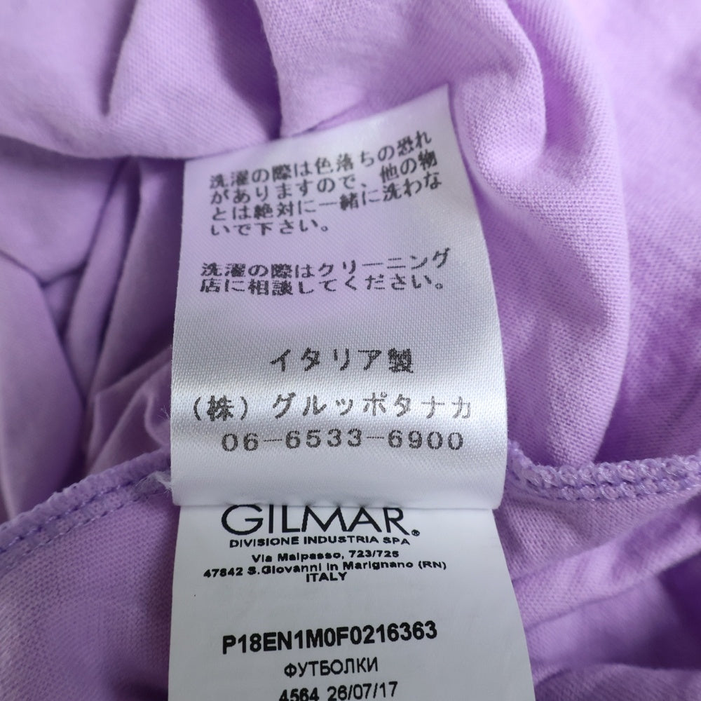 N21 numero ventuno(ヌメロ ヴェントゥーノ) FRONT LOGO PRINT フロント ロゴ プリント クルーネック 半袖Tシャツ カットソー パープル レディース 18SU-F021-6363