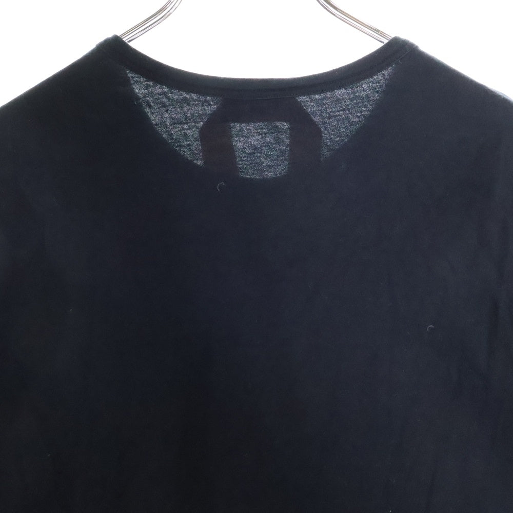 N21 numero ventuno(ヌメロ ヴェントゥーノ) FRONT LOGO PRINT フロント ロゴ プリント クルーネック 半袖Tシャツ カットソー ブラック レディース 19SW-F022-4157
