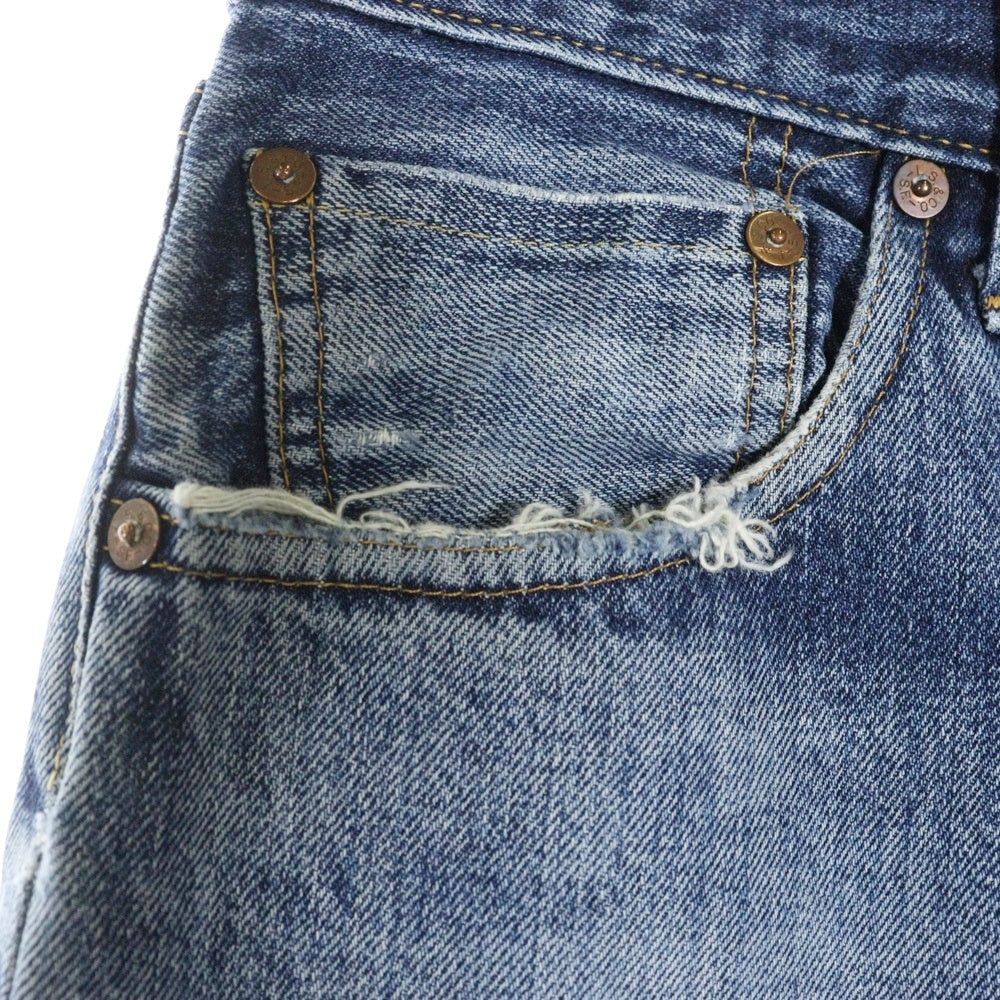 Levi's(リーバイス) 90S VINTAGE 501-0004 ヴィンテージ ボタン裏555 バレンシア工場製 USA製 ビッグE ボタンフライ デニムパンツ インディゴ