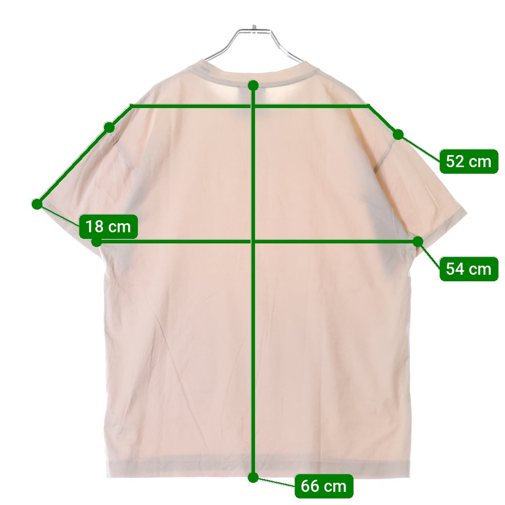 ATON(エイトン) SURVIN 60/2 OVERSIZED T-SHIRT サーヴィン オーバーサイズ クルーネック半袖Tシャツ サーモンピンク KKAGBW0015