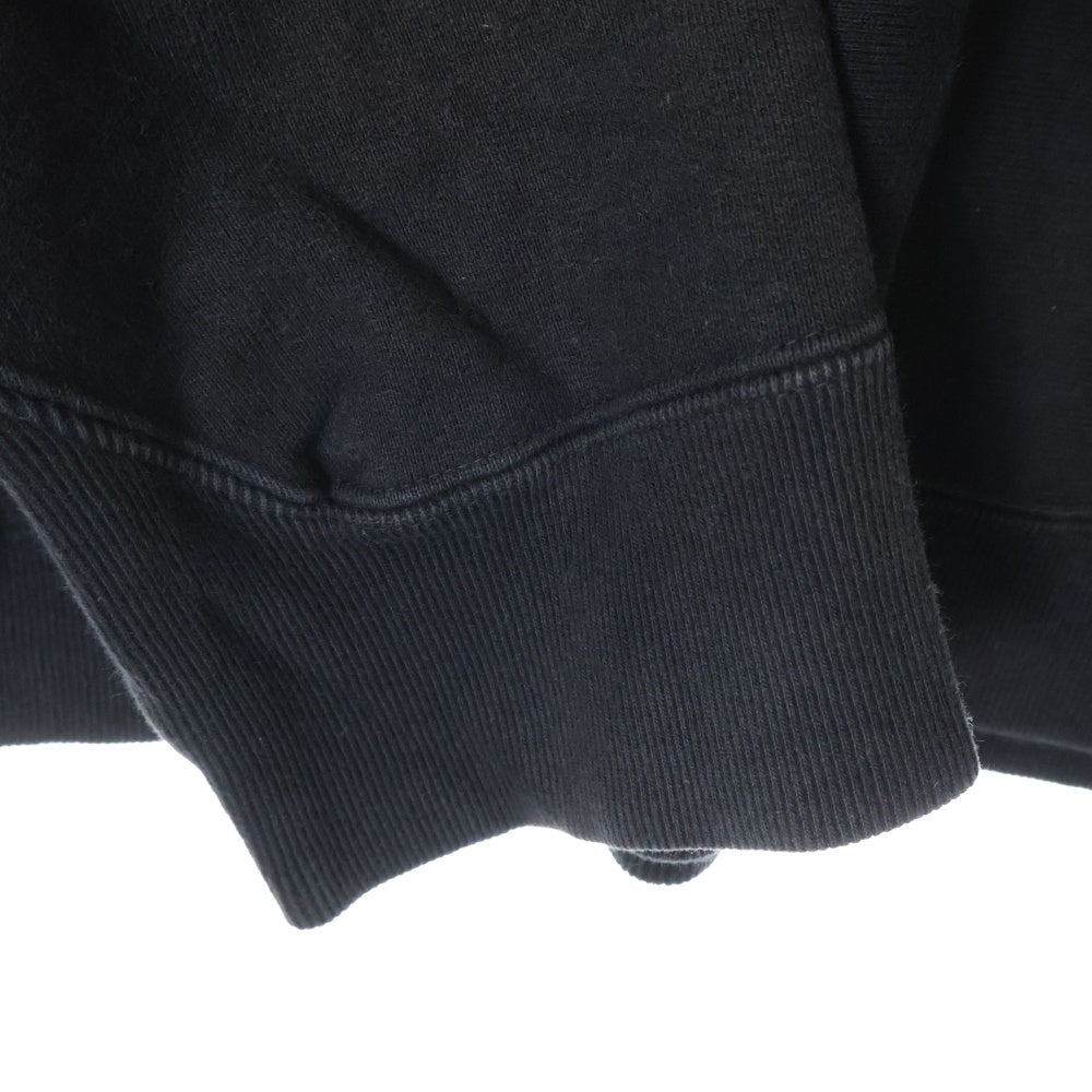 ATON(エイトン) × B2nd GARMENTDYE URAKE OVERSIZED SWEATSHIRT ビーセカンド ガーメントダイ オーバーサイズ クルーネックスウェットトレーナー ブラック 7055446