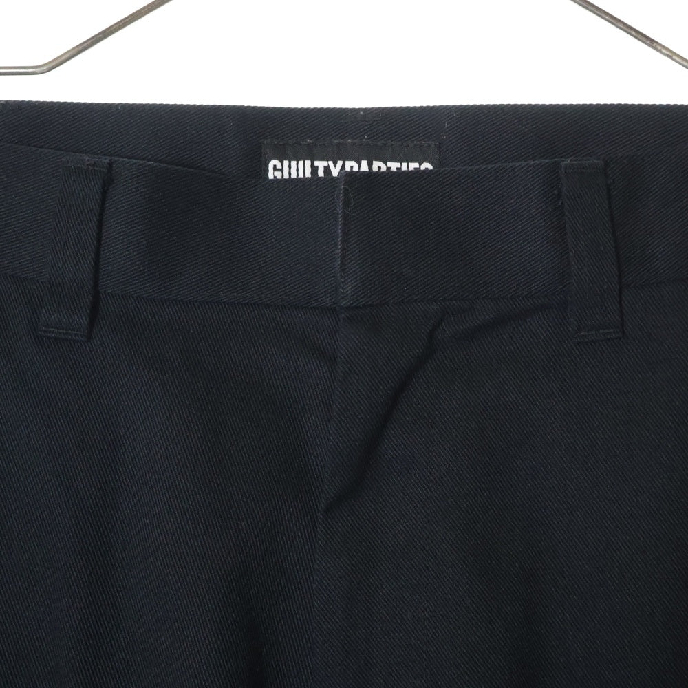 WACKO MARIA(ワコマリア) TWILL SKATE PANTS ツイル スケート コットン パンツ ブラック GP-104-A-BLANKLINE ZACK