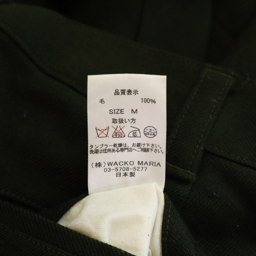 WACKO MARIA(ワコマリア) WOOL SKATE TROUSERS ウール スケート トラウザー パンツ グリーン GP-104-B-BLANKLINE-KURT