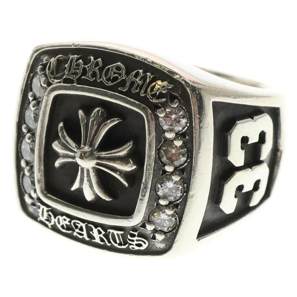 CHROME HEARTS(クロムハーツ) LRG CHAMPION ラージチャンピオン PAVEダイヤ リング シルバー