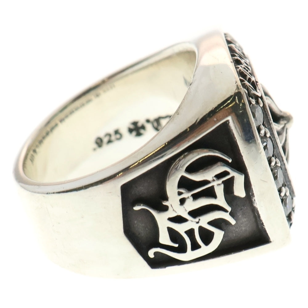 CHROME HEARTS(クロムハーツ) LRG CHAMPION ラージチャンピオン PAVEダイヤ リング シルバー