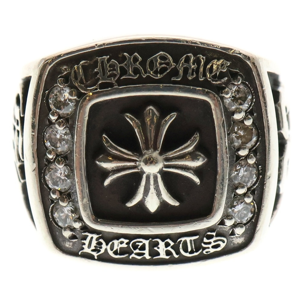 CHROME HEARTS(クロムハーツ) LRG CHAMPION ラージチャンピオン PAVEダイヤ リング シルバー