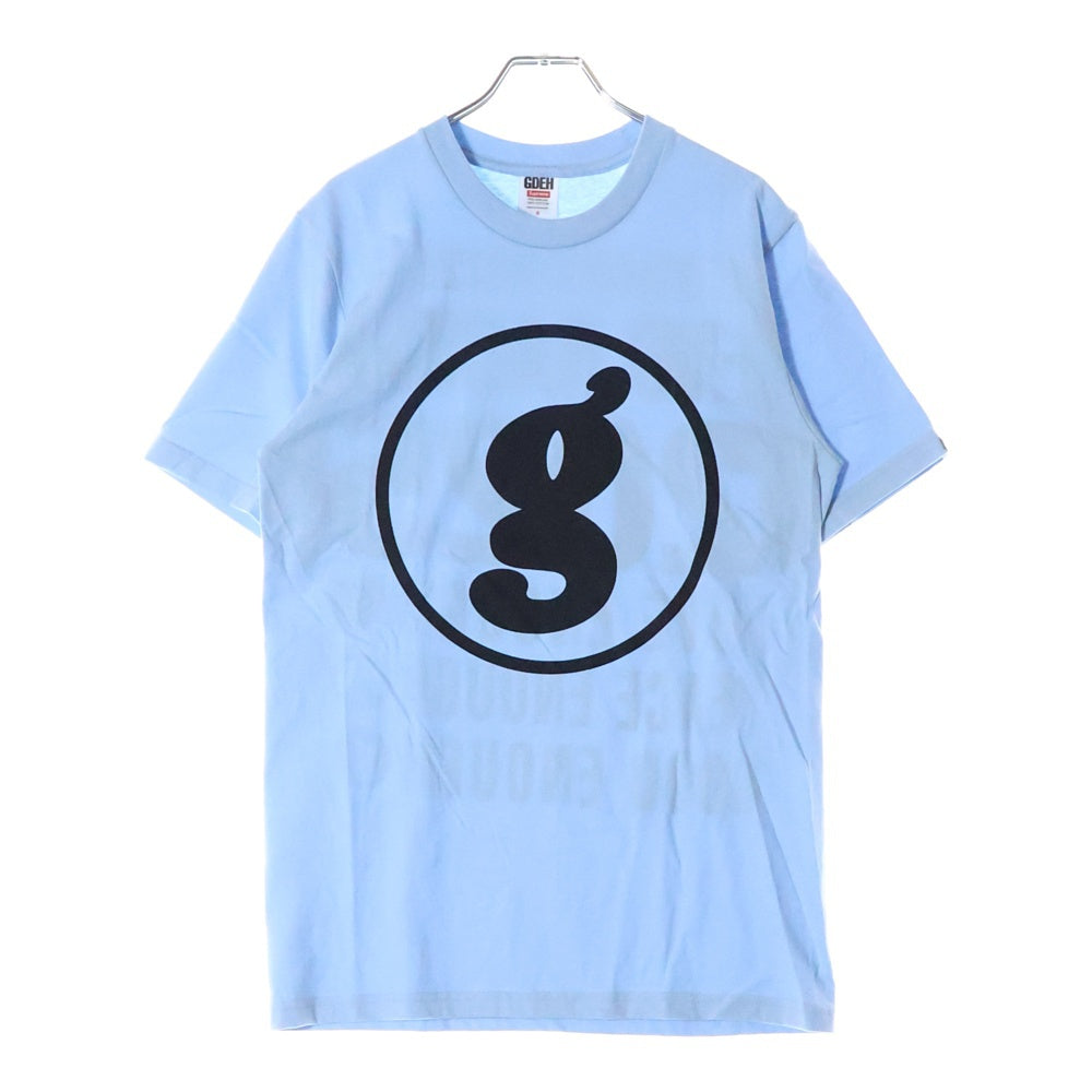SUPREME(シュプリーム) 25SS × GOODENOUGH End Racism Tee グッドイナフ エンドレイシズム グラフィックプリント クルーネック半袖Tシャツ カットソー ライトブルー