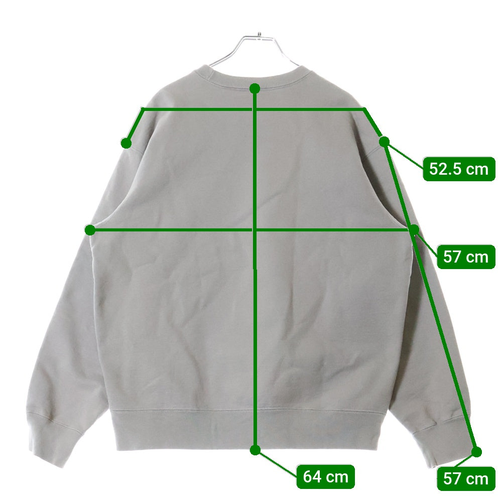 SUPREME(シュプリーム) 23AW Small Box Crewneck スモールボックスロゴ クルーネックスウェットトレーナー ベージュ