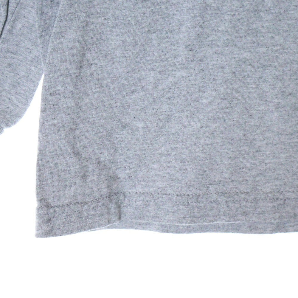SUPREME(シュプリーム) 19SS The Real Shit L/S Tee ザリアルシット グラフィックプリント クルーネック長袖Tシャツ カットソー グレー