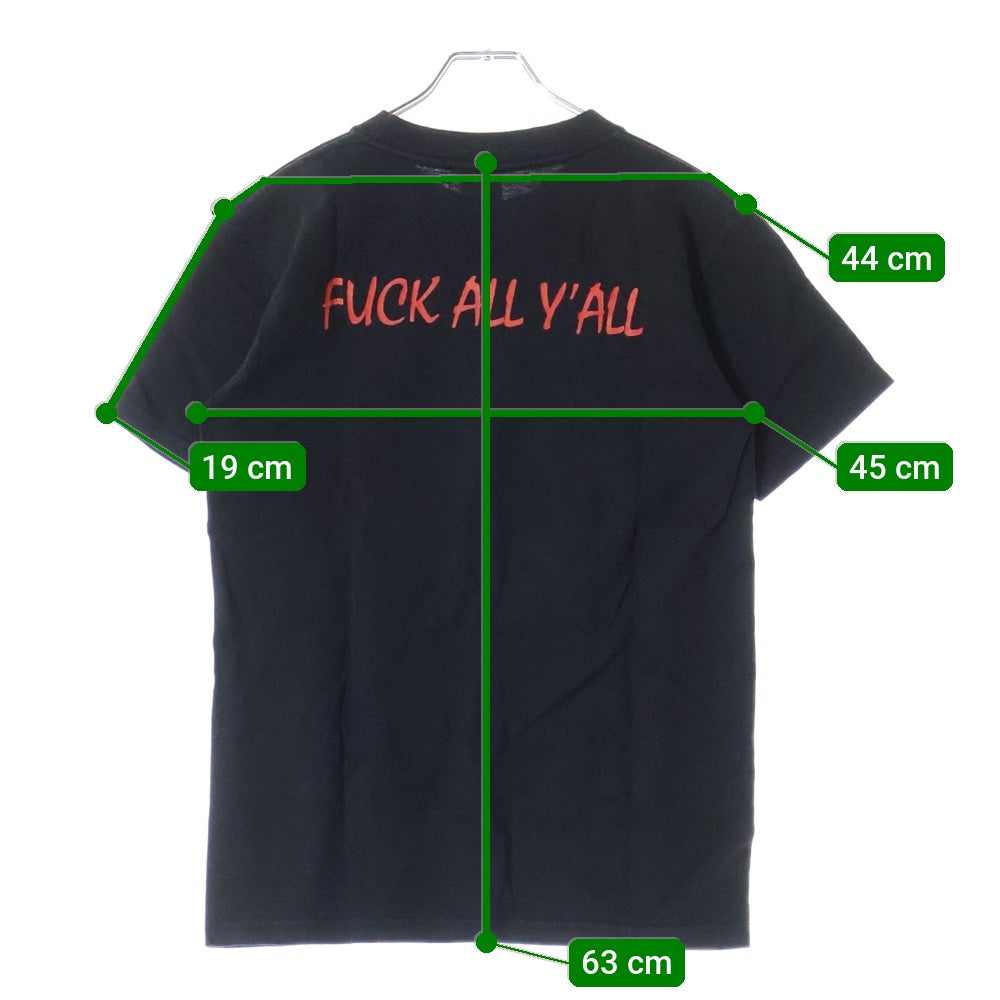 SUPREME(シュプリーム) 08SS Fuck All Y'All Tee ファックオールヨール グラフィックプリント クルーネック半袖Tシャツ カットソー ブラック