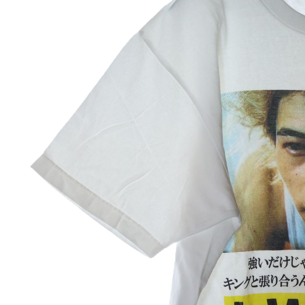 MEDICOM TOY(メディコムトイ) × I.W.G.P. PHOTO MESSAGE TEE 02 池袋ウエストゲートパーク フォトプリント クルーネック半袖Tシャツ カットソー ホワイト