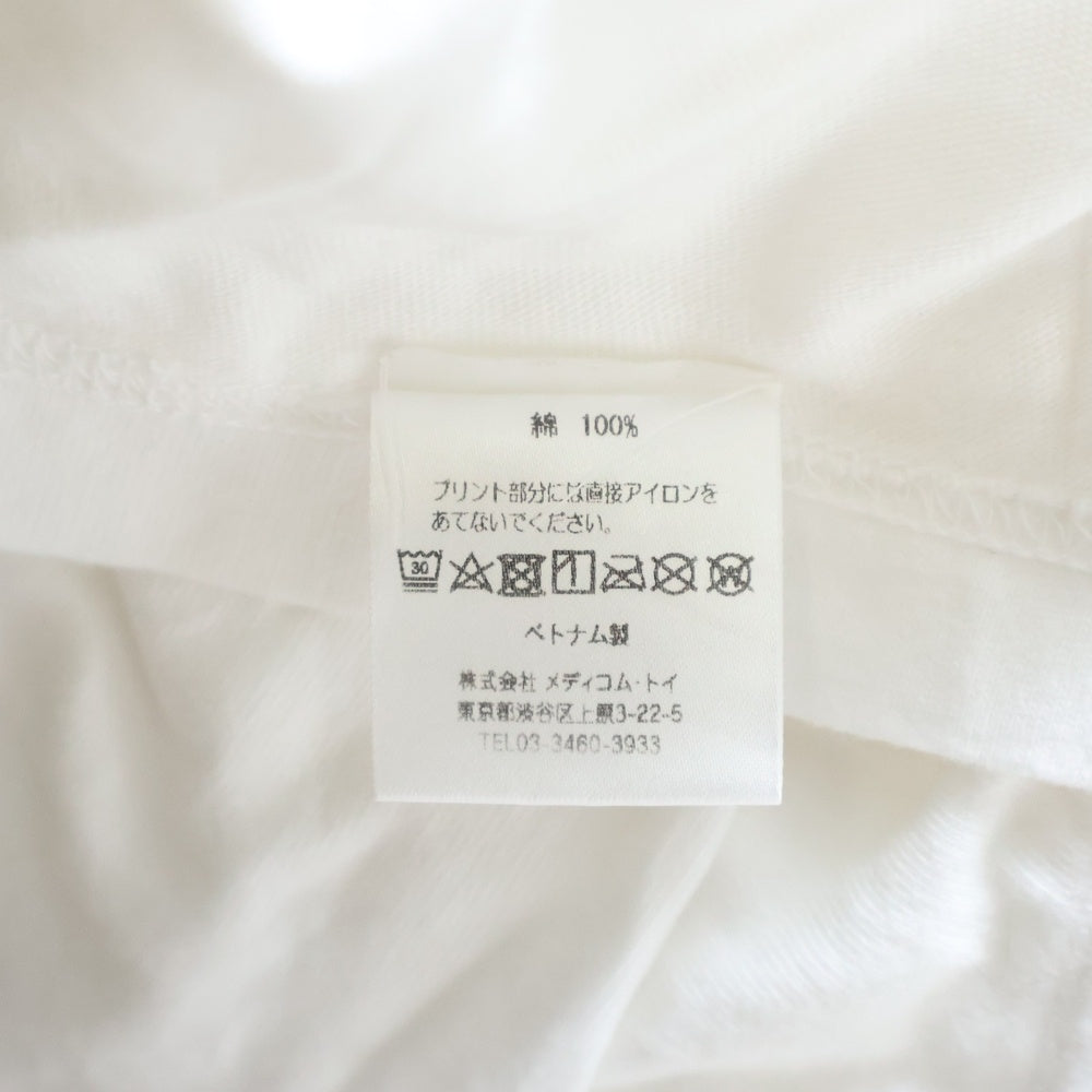 MEDICOM TOY(メディコムトイ) × I.W.G.P. PHOTO MESSAGE TEE 02 池袋ウエストゲートパーク フォトプリント クルーネック半袖Tシャツ カットソー ホワイト