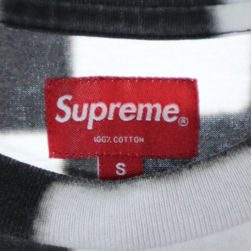 SUPREME(シュプリーム) 20SS Small Box Tee Checkerboard スモールボックスロゴ チェッカーボード クルーネック半袖Tシャツ カットソー ブラック/ホワイト