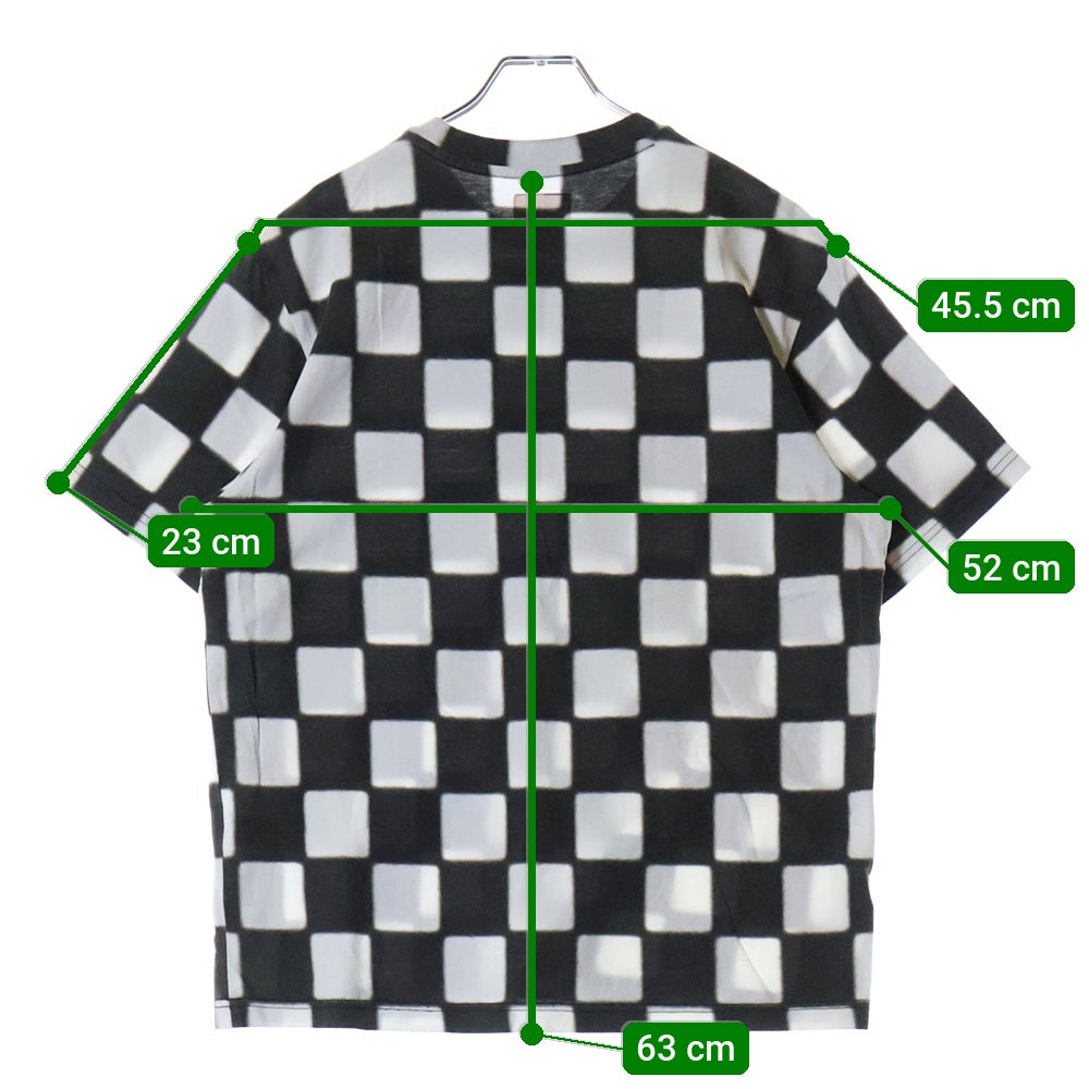 SUPREME(シュプリーム) 20SS Small Box Tee Checkerboard スモールボックスロゴ チェッカーボード クルーネック半袖Tシャツ カットソー ブラック/ホワイト