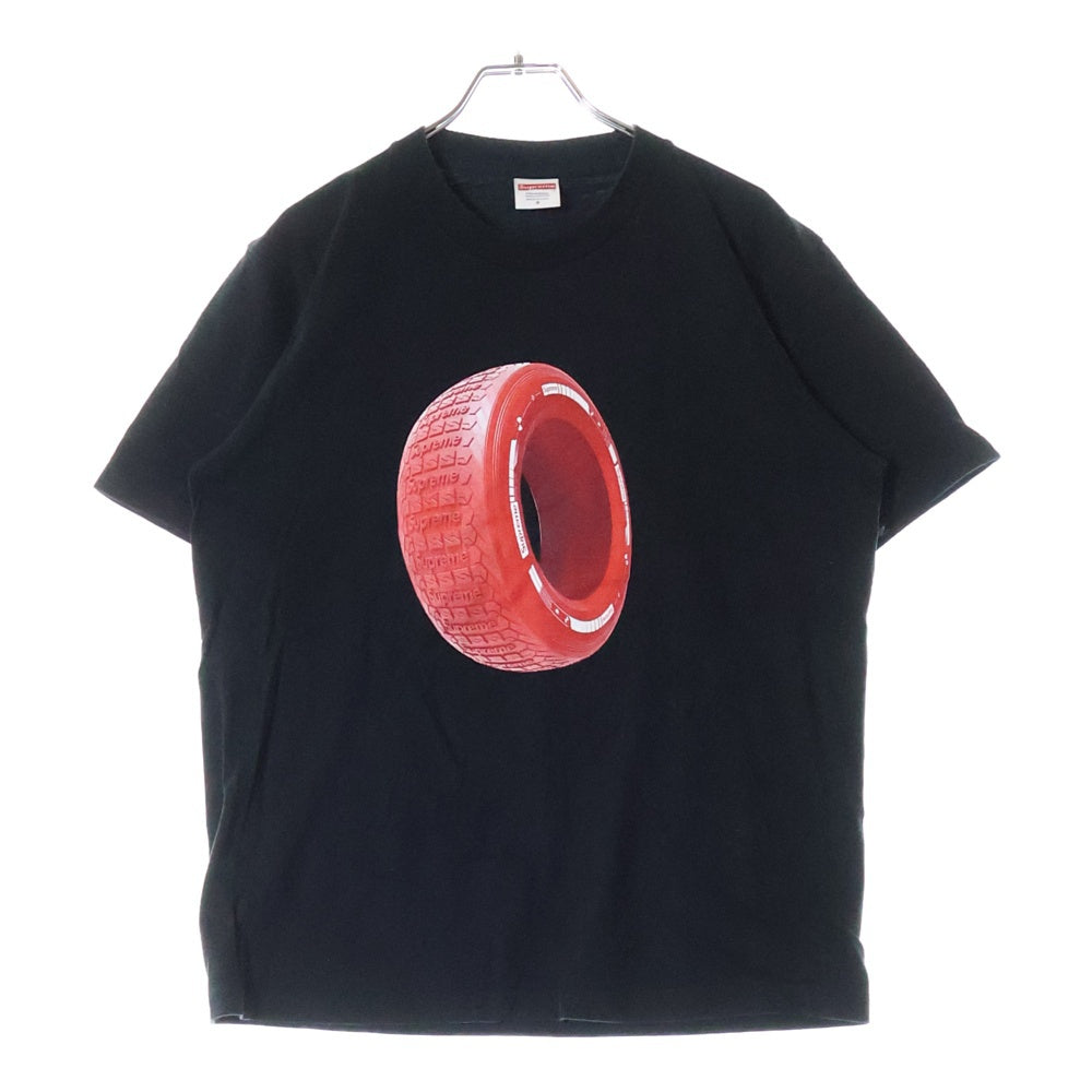 SUPREME(シュプリーム) 20AW Tire Tee タイヤ グラフィックプリント クルーネック半袖Tシャツ カットソー ブラック