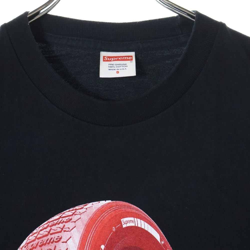 SUPREME(シュプリーム) 20AW Tire Tee タイヤ グラフィックプリント クルーネック半袖Tシャツ カットソー ブラック