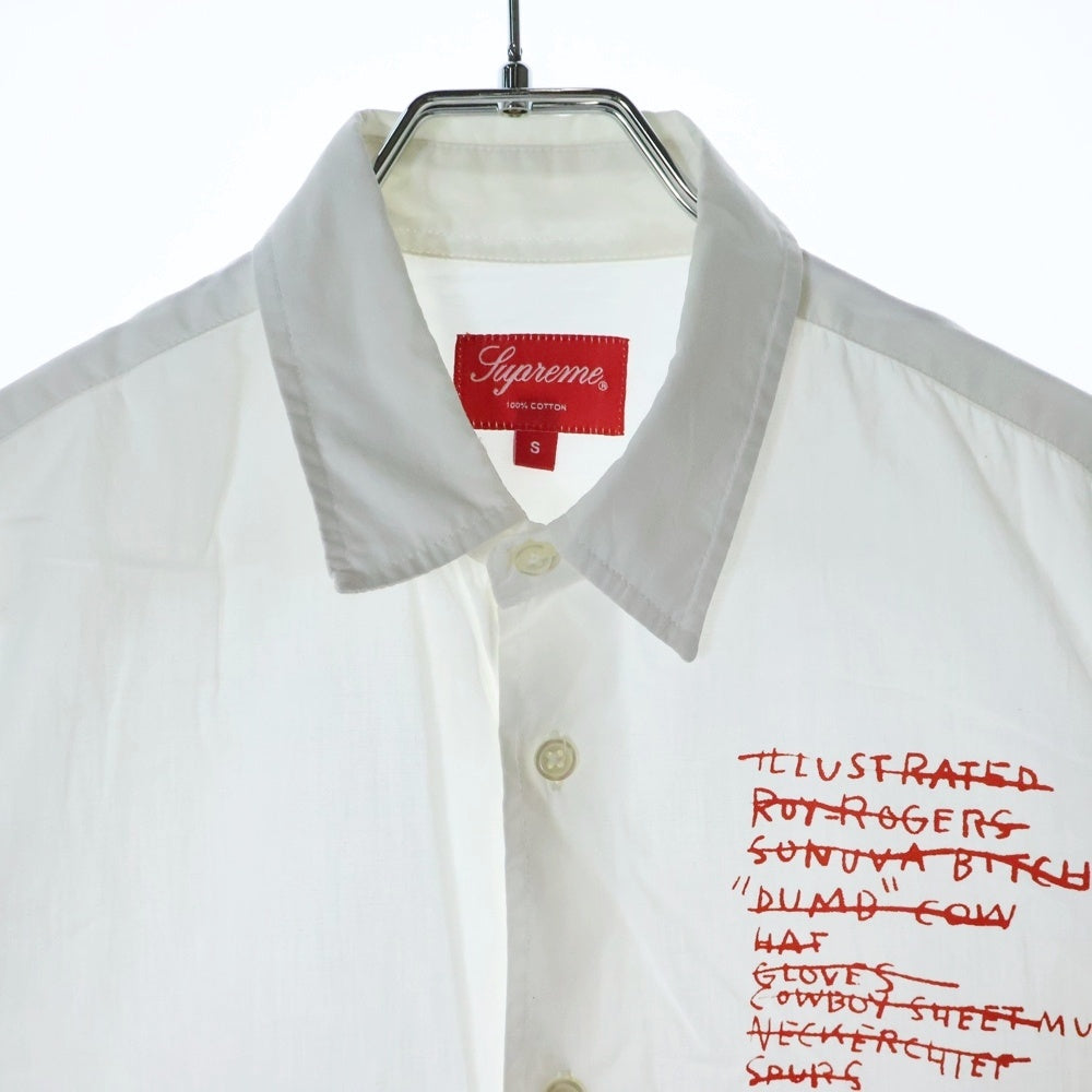 SUPREME 8 XL ホワイト シャツ Supreme(シュプリーム) China Shanghai Box Logo TeeプリントT