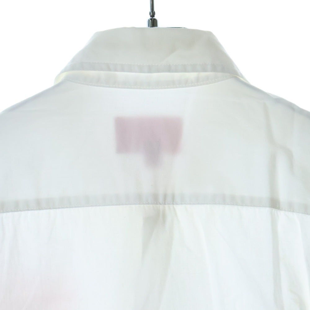 SUPREME(シュプリーム) 13AW Basquiat Shirt Untitled バスキア アンタイトルド グラフィックプリント レギュラーカラー 長袖シャツ ホワイト/レッド