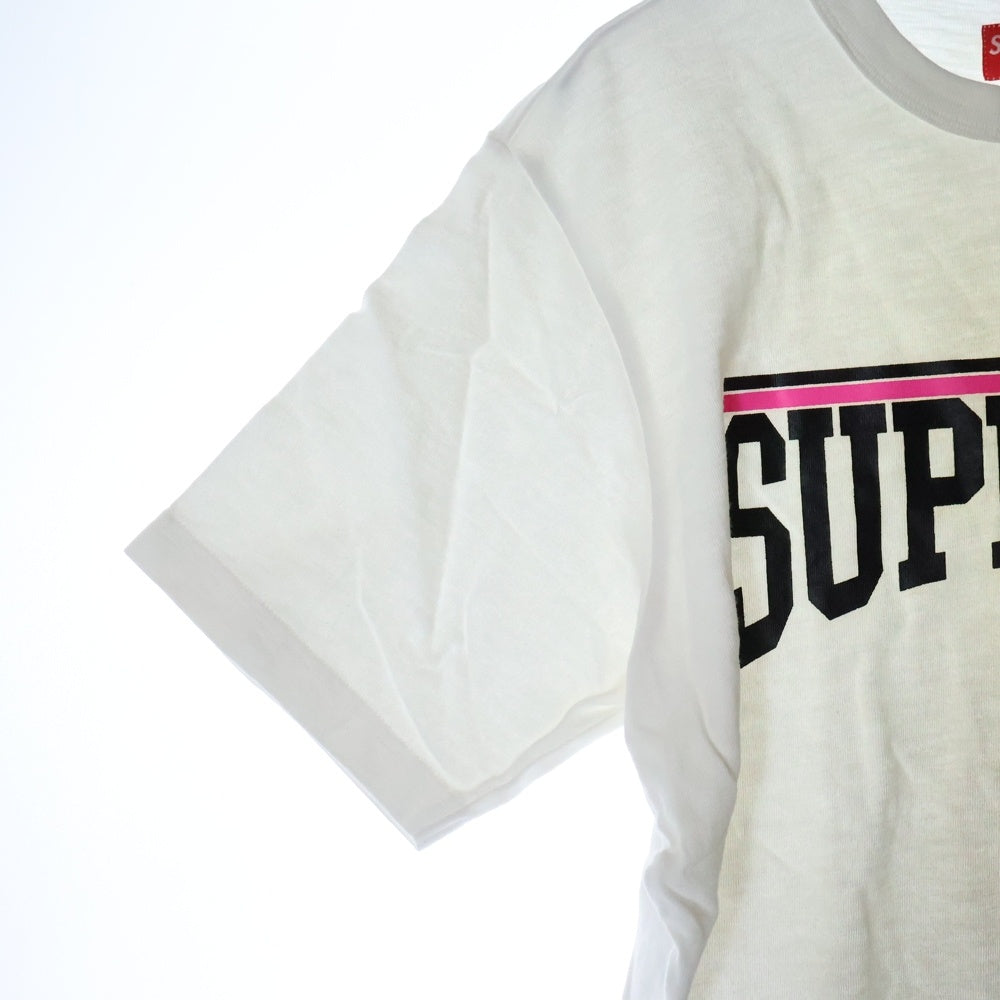 SUPREME(シュプリーム) 18SS Arch S/S Top アーチロゴプリント クルーネック半袖Tシャツ カットソー ホワイト