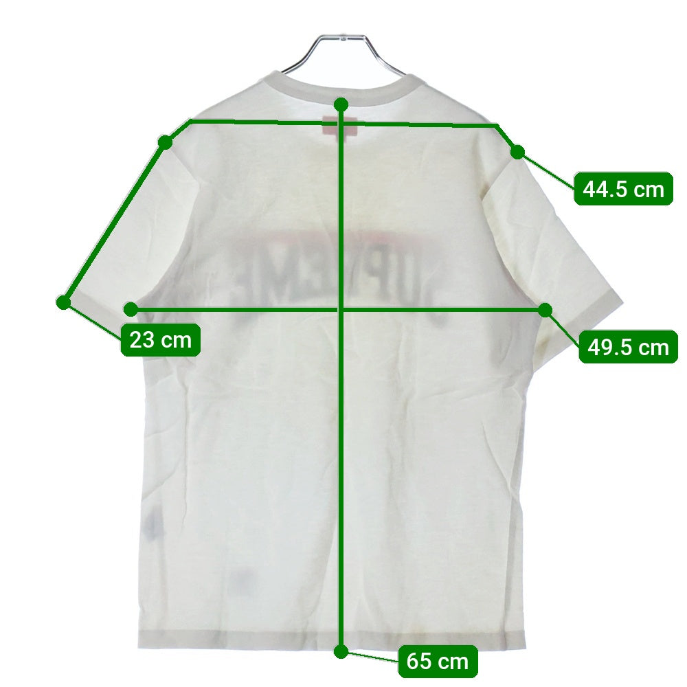 SUPREME(シュプリーム) 18SS Arch S/S Top アーチロゴプリント クルーネック半袖Tシャツ カットソー ホワイト