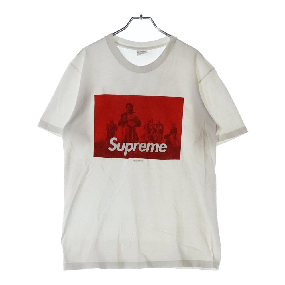 SUPREME(シュプリーム) 16AW × UNDERCOVER Seven Samurai Tee アンダーカバー 七人の侍 クルーネック半袖Tシャツ カットソー ホワイト/レッド