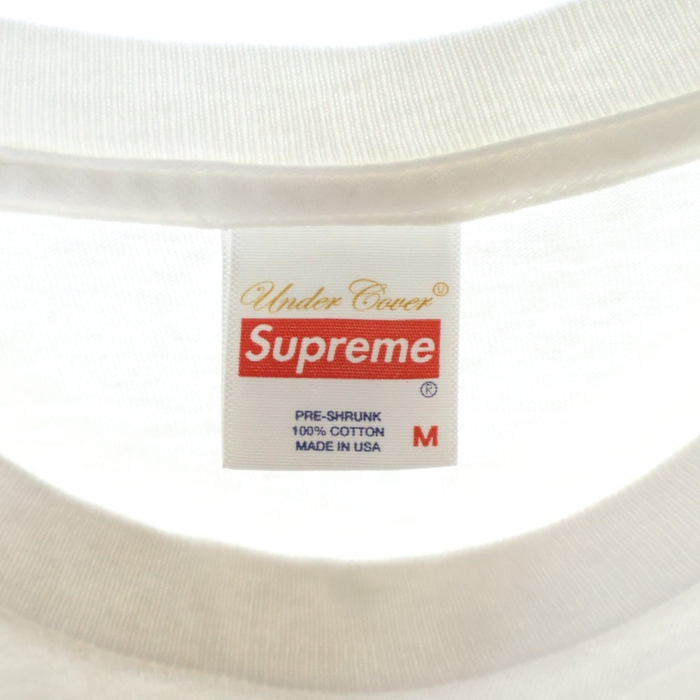 SUPREME(シュプリーム) 16AW × UNDERCOVER Seven Samurai Tee アンダーカバー 七人の侍 クルーネック半袖Tシャツ カットソー ホワイト/レッド