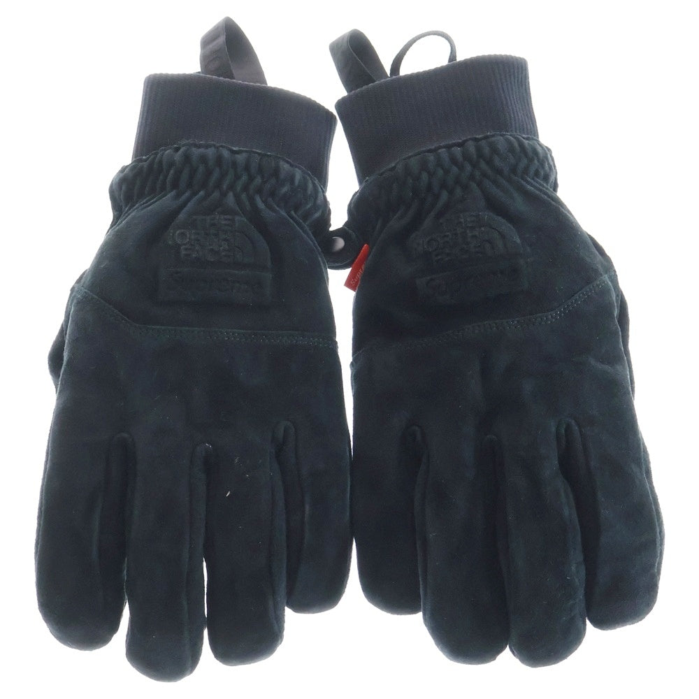 SUPREME(シュプリーム) 23AW ×THE NORTH FACE Suede Gloves ザ ノース フェイス スウェード グローブ 手袋 ブラック