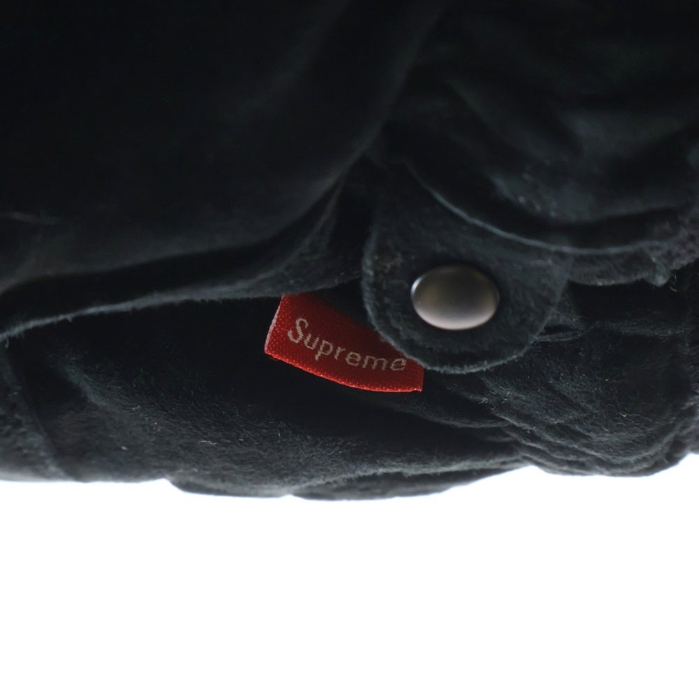 SUPREME(シュプリーム) 23AW ×THE NORTH FACE Suede Gloves ザ ノース フェイス スウェード グローブ 手袋 ブラック