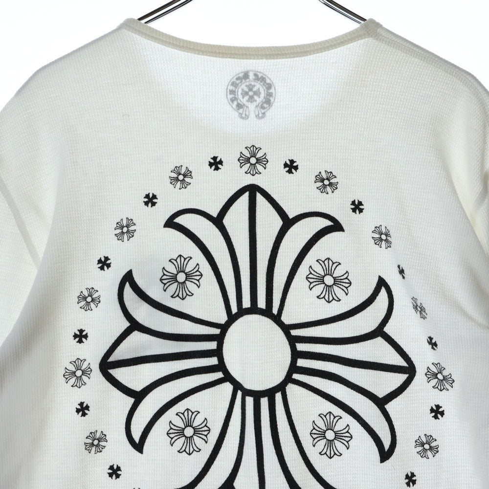 CHROME HEARTS(クロムハーツ) CH PLS THERMAL L/S TEE CHプラスプリント サーマル長袖Tシャツ カットソー ホワイト