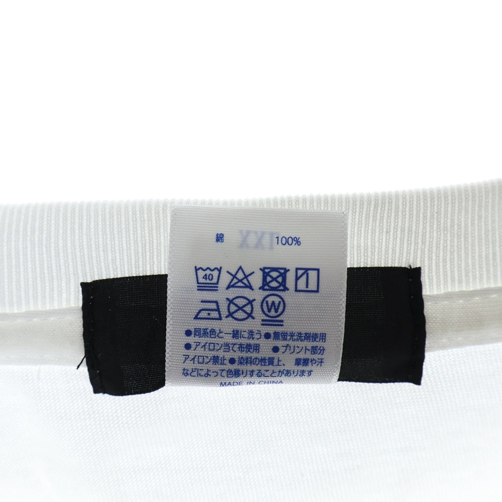 GUERNIKA(ゲルニカ) トムとジェリー ペイント クルーネック コットン 半袖Tシャツ カットソー ホワイト