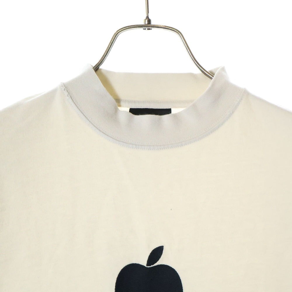 BALENCIAGA(バレンシアガ) 22AW Be different フロント刺繍 クルーネック 半袖Tシャツ カットソー オフホワイト 712398 TNVB3