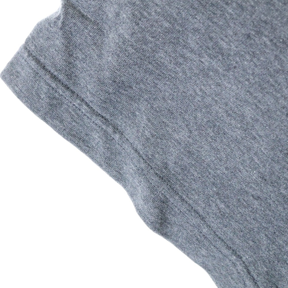 kolor BEACON(カラービーコン) 21SS リブニットドッキング コットン 半袖Tシャツ カットソー グレー 212SBM-T01231