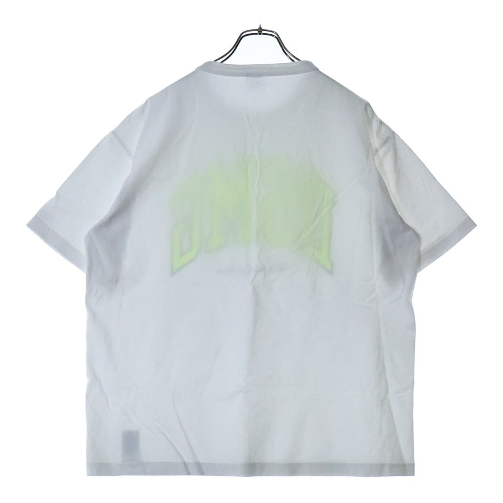 CHAMPION(チャンピオン) ×DOVER STREET MARKET GINZA DSMG T1011 ドーバーストリートマーケット銀座 USA製 フロントプリント クルーネック 半袖Tシャツ カットソー ホワイト C5-P301