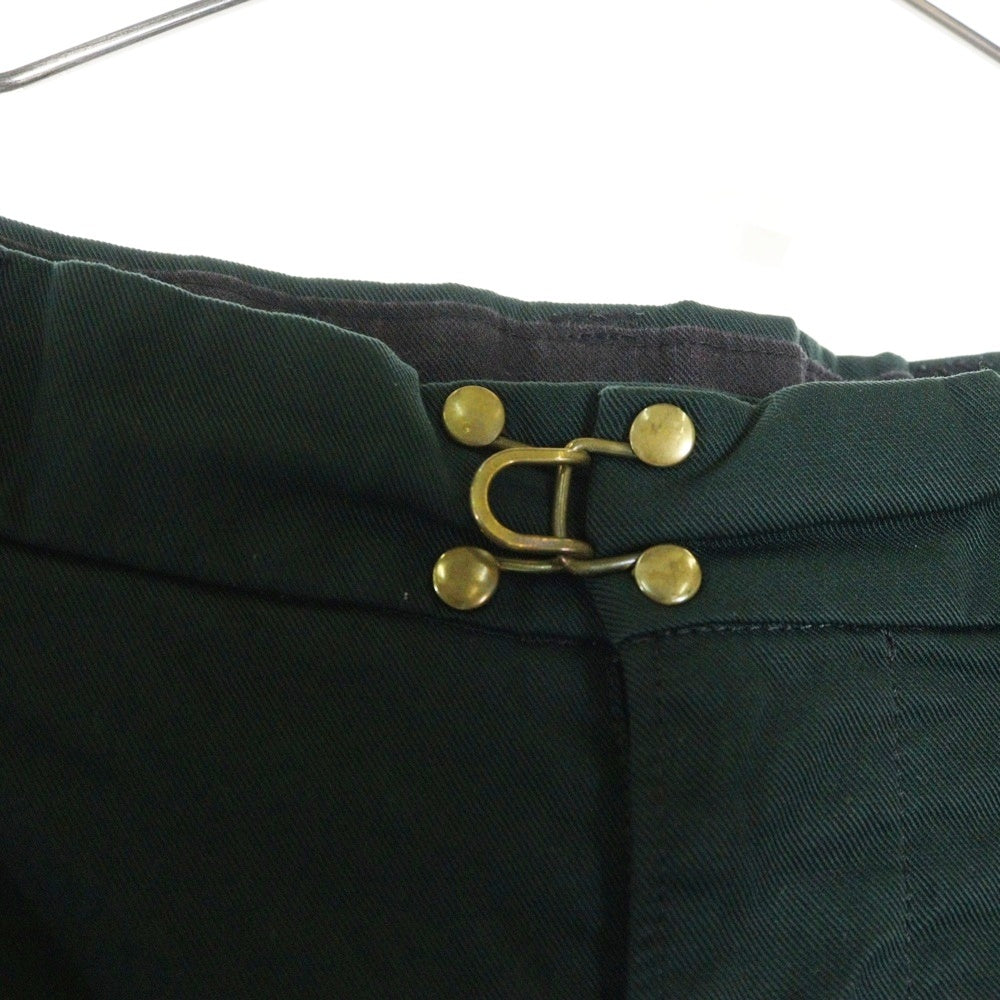 kolor(カラー) 21SS ナイロン パッカリング パンツ ワンタック トラウザー グリーン 21SCM-P05104