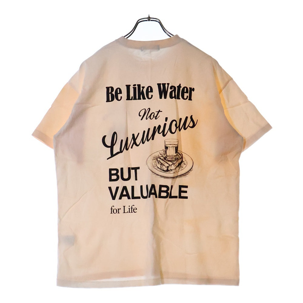 ALWAYS OUT OF STOCK(オールウェイズアウトオブストック) 日本製 両面プリント クルーネック 半袖Tシャツ カットソー ピンク