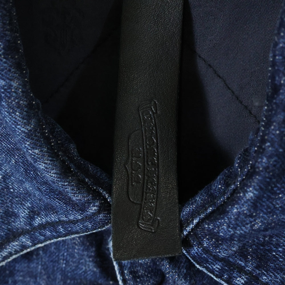 CHROME HEARTS(クロムハーツ) WORK DOG ワークドッグ クロスボールボタン 中綿デニムジャケット インディゴ