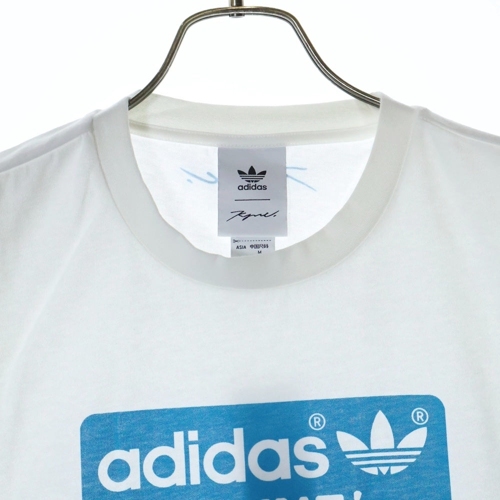 adidas(アディダス) ×KYNE STAN SMITH KYNE GRAPHIC TEE キネ スタン スミス グラフィック クルーネック カットソー 半袖Tシャツ ホワイト HA9996
