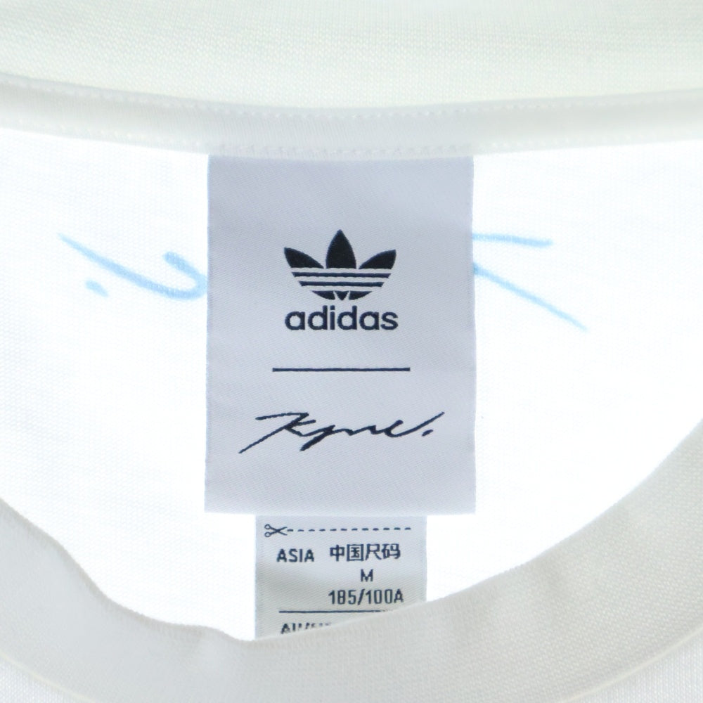 adidas(アディダス) ×KYNE STAN SMITH KYNE GRAPHIC TEE キネ スタン スミス グラフィック クルーネック カットソー 半袖Tシャツ ホワイト HA9996