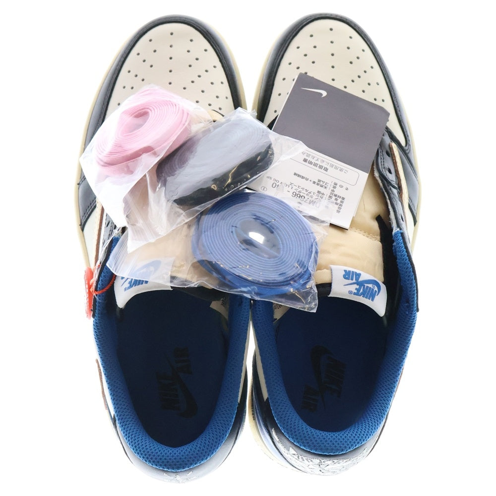 NIKE(ナイキ) ×TRAVIS SCOTT FRAGMENT DESIGN AIR JORDAN 1 LOW OG SP トラヴィススコット フラグメント エアジョーダン1 ローカットスニーカー US7/25cm DM7866-140