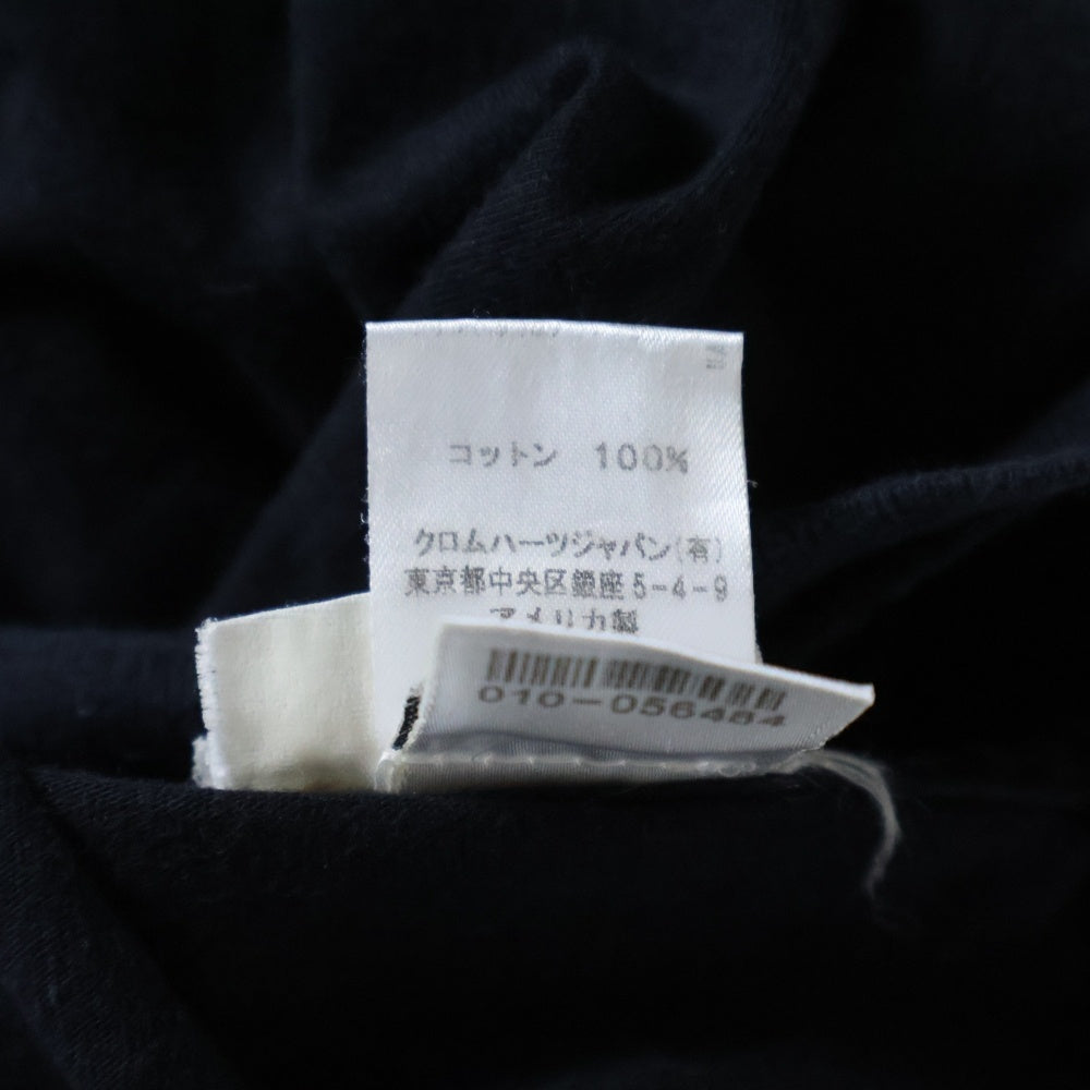 CHROME HEARTS(クロムハーツ) OLD FOTI S/S TEE オールド フォティ ロゴプリント クルーネック半袖Tシャツ カットソー ブラック