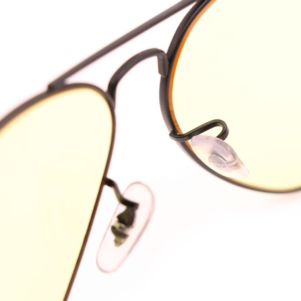 Ray Ban(レイバン) AVIATOR METAL II アビエーター メタル ティアドロップフレーム カラーレンズ サングラス メガネ 眼鏡 ブラック/イエロー RB6489