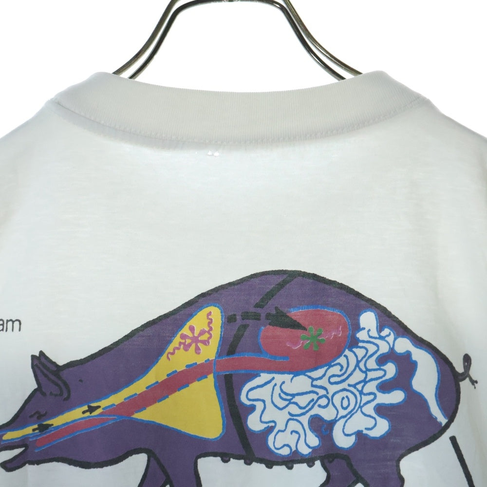 VINTAGE(ヴィンテージ) 90S VINTAGE PEARL JAM 1993 THREADWORM ヴィンテージ パールジャム スレッドワーム カットオフ Tシャツ カットソー ホワイト