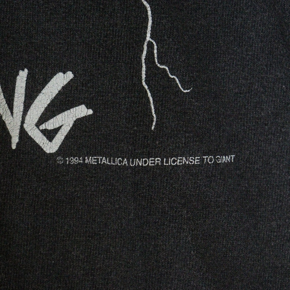 VINTAGE(ヴィンテージ) 90S VINTAGE METALLICA RIDE THE LIGHTNING 1994 TEE ヴィンテージ メタリカ ライトザライトニング TENESEE RIVERタグ 両面プリント クルーネック 半袖Tシャツ